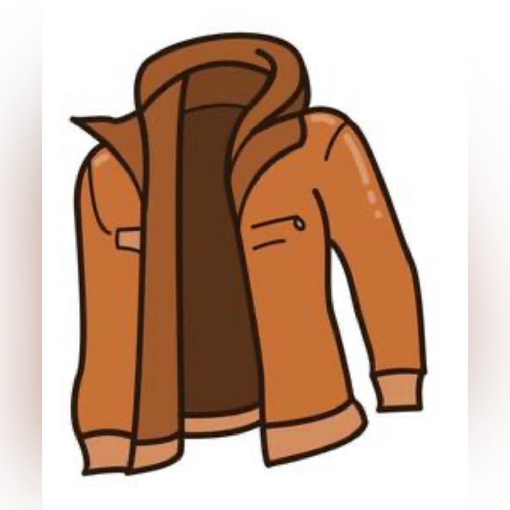 Casual Orange Hooded Jacket
